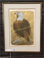 EAGLE SERIGRAPH FROM GUMPS