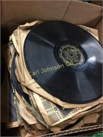 BOX OF 78 RPM RECORD ALBUMS