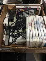WII SYSTEM WITH CONTROLLERS AND GAMES