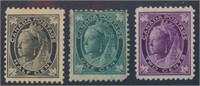 CANADA #66, #67 & #68 MINT AVE-VF NG H