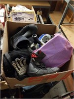 Box of diving gear