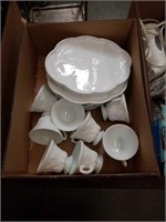 Box of cups and dishes