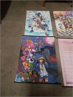 Bundle of 4 anime banners