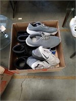 Box of shoes and boots