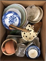 Box of bowls and plates