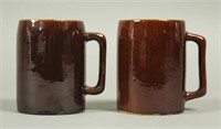 2 Pabst Milwaukee Ceramic Beer Mugs