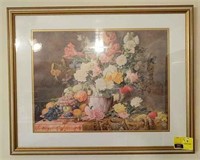 Framed Floral Print