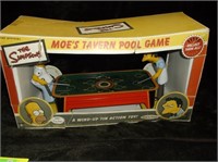 2002 THE SIMPSONS MOES TAVERN POOL GAME TIN WIND