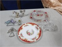 Plates, angel ornaments and more