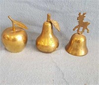 (3)  Brass Bells