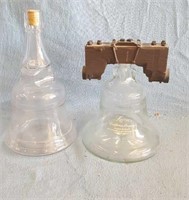 (2) Vintage Bell Whisky Decanters