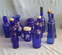 Cobalt blue bottles & more