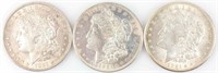 Coin 3 Morgan Silver Dollars 1921-P, D, S