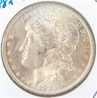 Coin 1882-O Over S  Morgan Silver Dollar Unc.