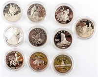 Coin 10 Commemorative Half Dollars Proof Struck