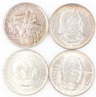 Coin 4 Early U.S. Silver Commemorative Half $