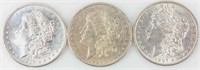 Coin 3 Morgan Silver Dollars 1897-P,O & S