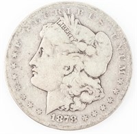 Coin 1878-CC Morgan Silver Dollar Key Date AG