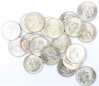 Coin 20 Kennedy Half Dollars 90% Silver