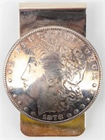 Coin 1878 Morgan Silver Dollar Money Clip