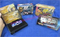 4 smaller die cast nascars (1/43 scale)