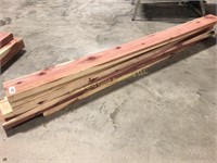 Five Fresh Cut Red Cedar Boards