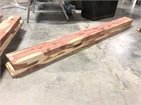Lot Of Three Fresh Cut Red Cedar Boards