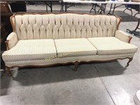 84 Inch Tufted Back Upholstered Sofa