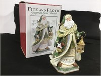 Fitz & Floyd Gregorian Musical Santa
