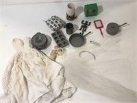 Lot of Assorted Dollhouse Accessories