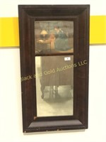 18 x 33 Antique Framed Mirror