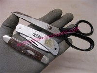case xx scissors & 2 case xx knives