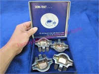 vintage "demi ashtrays" for tea cups in box