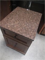 Sauder Stone Top File Cabinet