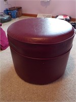 FOUX LEATHER FOOTSTOOL