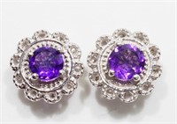 $250. St.Sil Amethyst Earrings