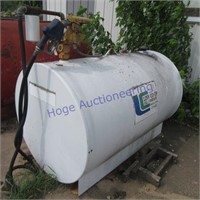 Gas tank (gasoline, empty), w/ 1/3 HP pump,
