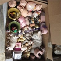 Pig collection--figurines, salt & pepper sets