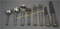 LOUIS STYLE STERLING FLATWARE SERVICE FOR 8 PLUS