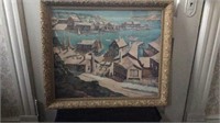 Framed print “Peaceful Harbour“ by Henry Gasser,