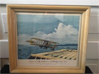 Framed print of Eugene B Ely Lands on a