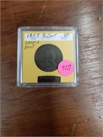 1807 1/2 CENT VF DRAPED BUST