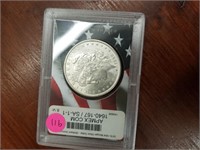 1890 MORGAN SILVER DOLLAR BU