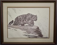 Signed & Numbered Guy Coheleach Snow Leopard