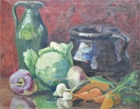 O/C Still-life of Vegetables and Fruit
