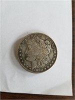 1880 MORGAN SILVER DOLLAR