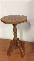 MARQUETRY OCTAGONAL TOP TABLE