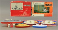 LARGE GROUPING LEHMANN BOATS & SHIPS