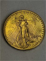1914 D St-gaudens Double Eagle $20 Gold Coin