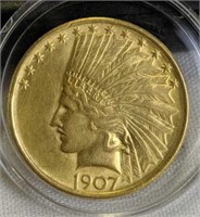 1907 Liberty Head $10 Gold Coin